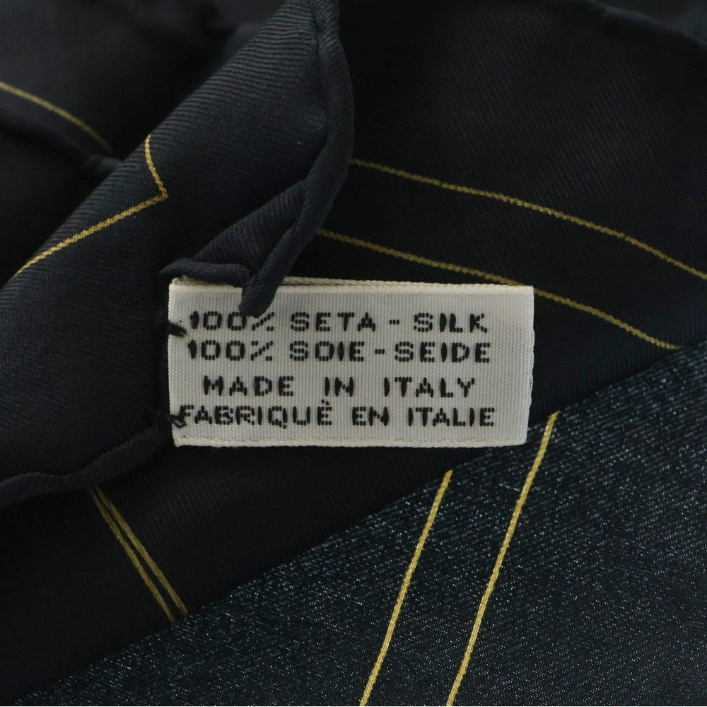 LOUIS VUITTON(ルイヴィトン) カレ90 シルク スカーフ ブラック×パープル