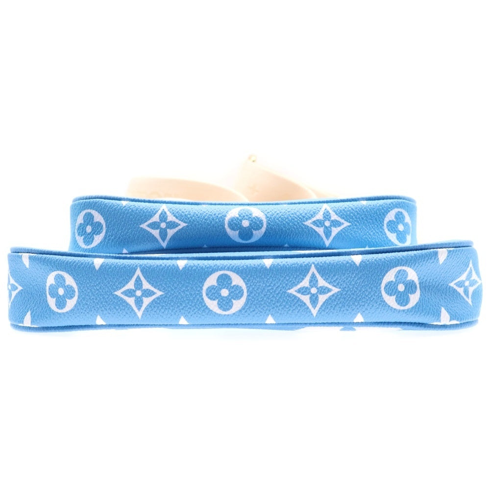 LOUIS VUITTON(ルイヴィトン) モノグラム・ジャイアント ミュルティ ポシェット アクセソワール ICタイプ M57633 PVC ブルー ショルダーバッグ