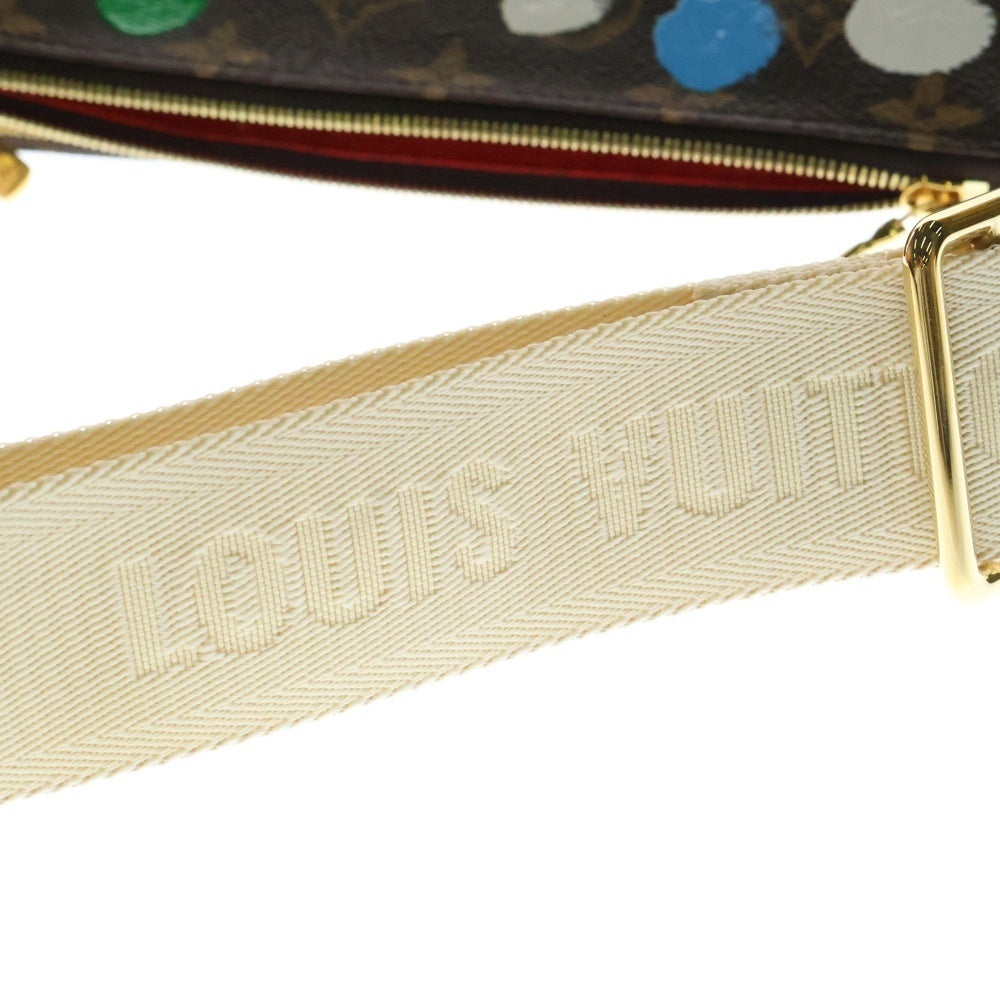 LOUIS VUITTON(ルイヴィトン) LV×YK モノグラム ミュルティ・ポシェットアクセソワール PVC ブラウン マルチカラー ICタイプ M46385 ショルダーバッグ
