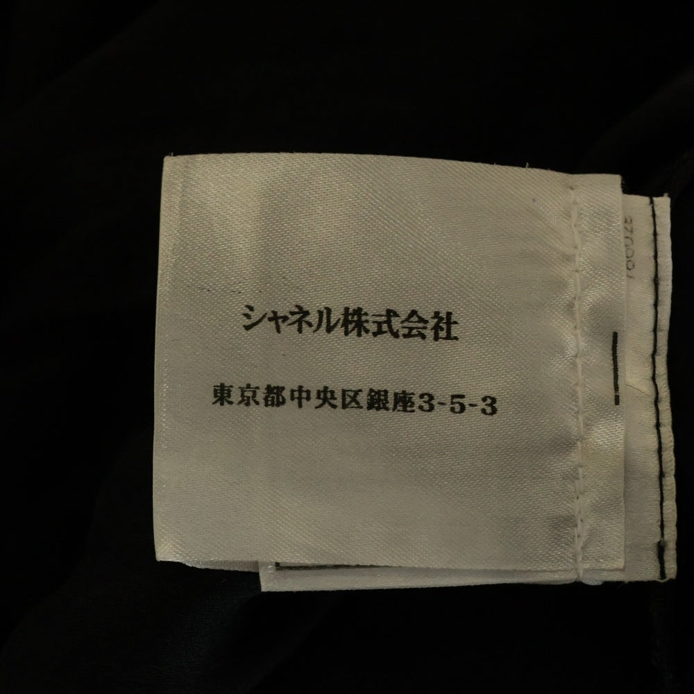 CHANEL(シャネル) カメリア シルクワンピース 黒 42 94305
