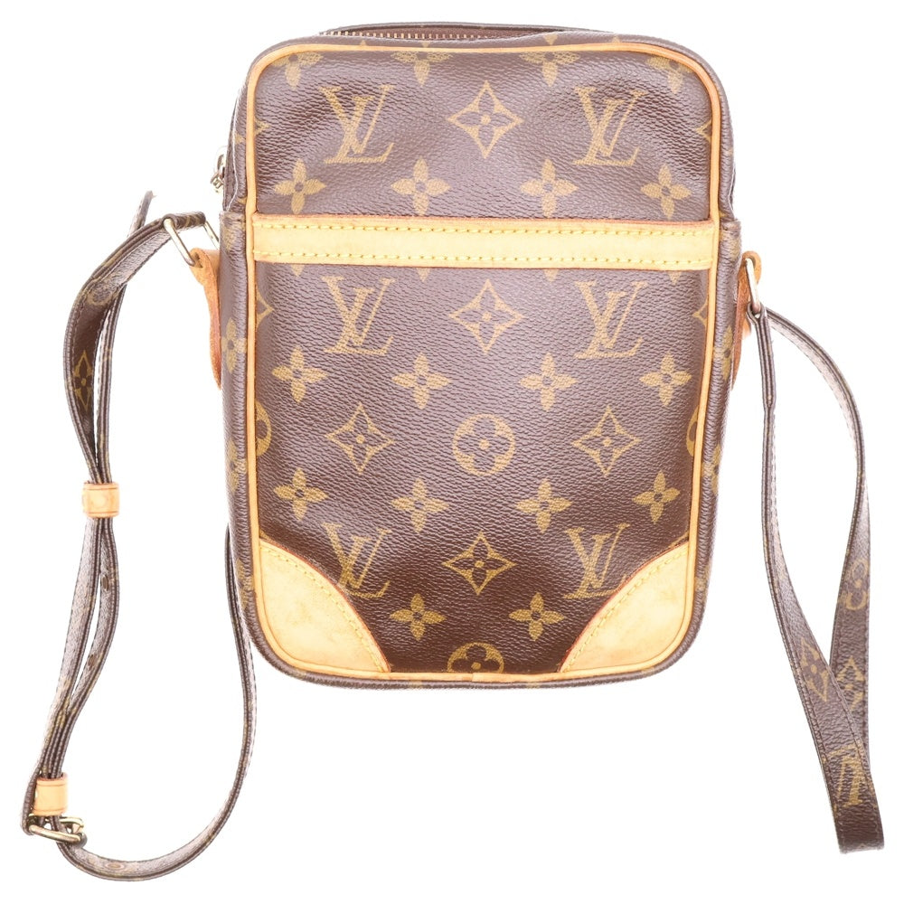LOUIS VUITTON(ルイヴィトン) モノグラム ダヌーブ ショルダーバッグ ポシェットバッグ ブラウン PVCレザー