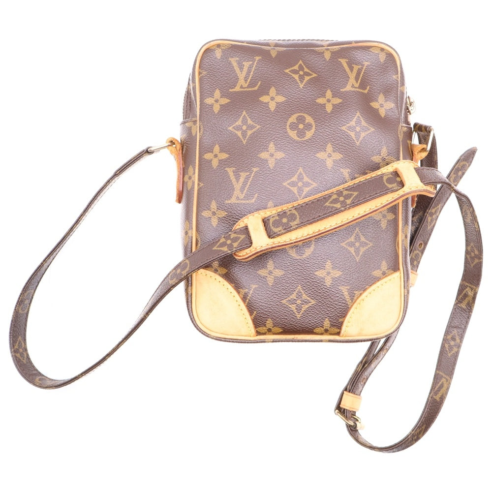 LOUIS VUITTON(ルイヴィトン) モノグラム ダヌーブ ショルダーバッグ ポシェットバッグ ブラウン PVCレザー