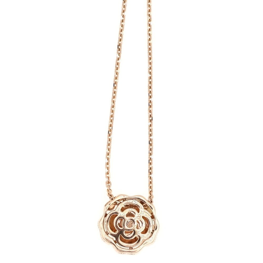 CHANEL(シャネル) カメリア ネックレス 1PD ダイヤモンド Au750 K18 PG ピンクゴールド ジュエリー
