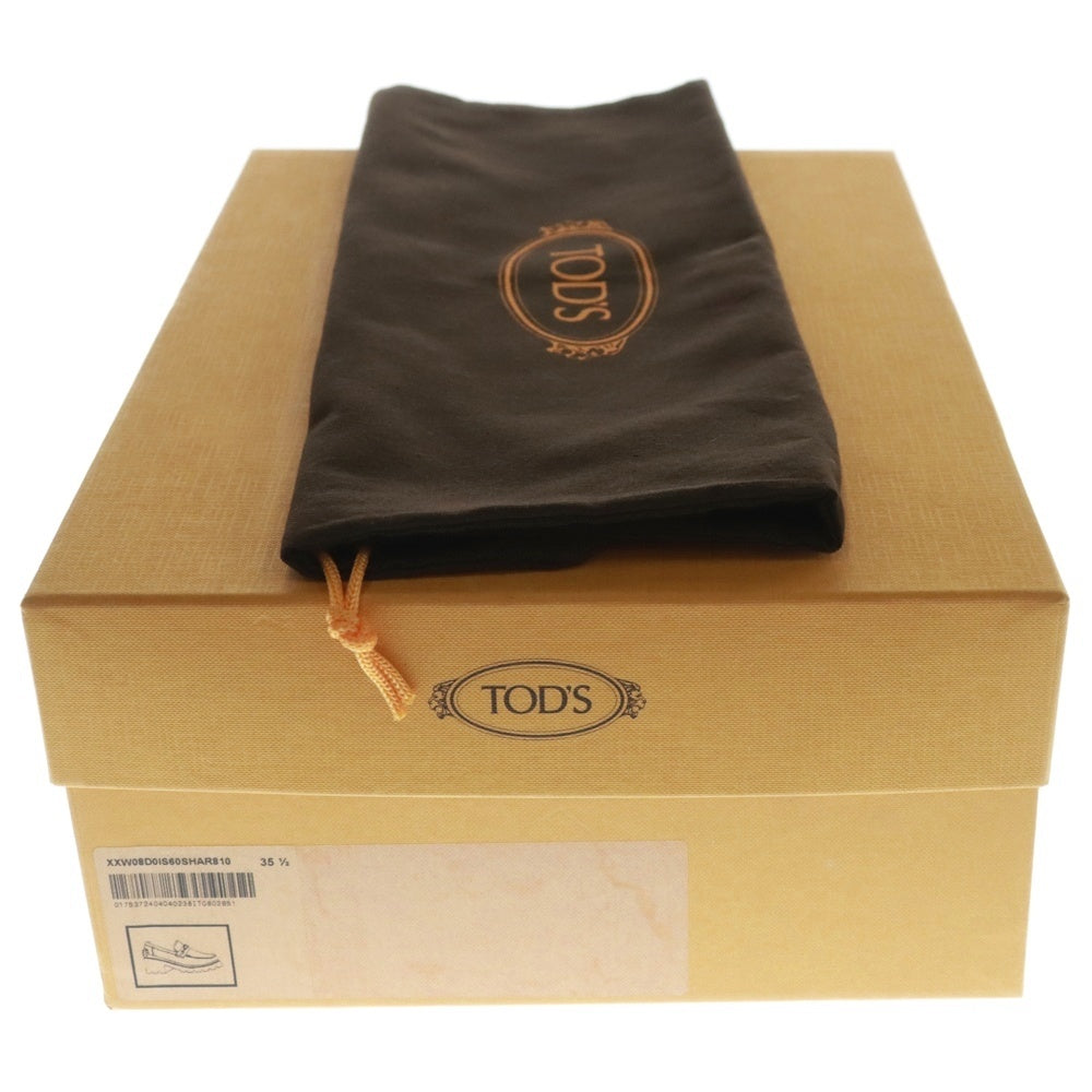 TOD'S(トッズ) Sandals Tロゴ レザー チェーン ビットローファー 厚底シューズ ブラウン レディース XXW08D0IS60SHAR810