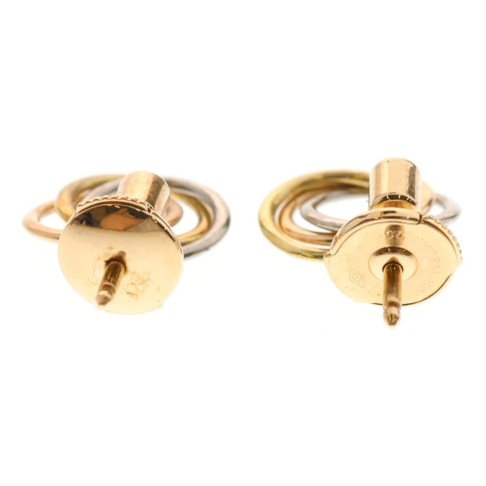 Cartier(カルティエ) トリニティ 1Pダイヤモンド ピアス 750YG/PG/WG イエローゴールド×ピンクゴールド×ホワイトゴールド B8301462 ジュエリー アクセサリー