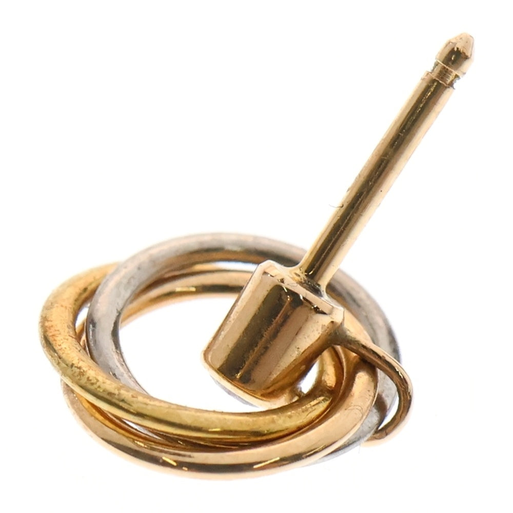 Cartier(カルティエ) トリニティ 1Pダイヤモンド ピアス 750YG/PG/WG イエローゴールド×ピンクゴールド×ホワイトゴールド B8301462 ジュエリー アクセサリー