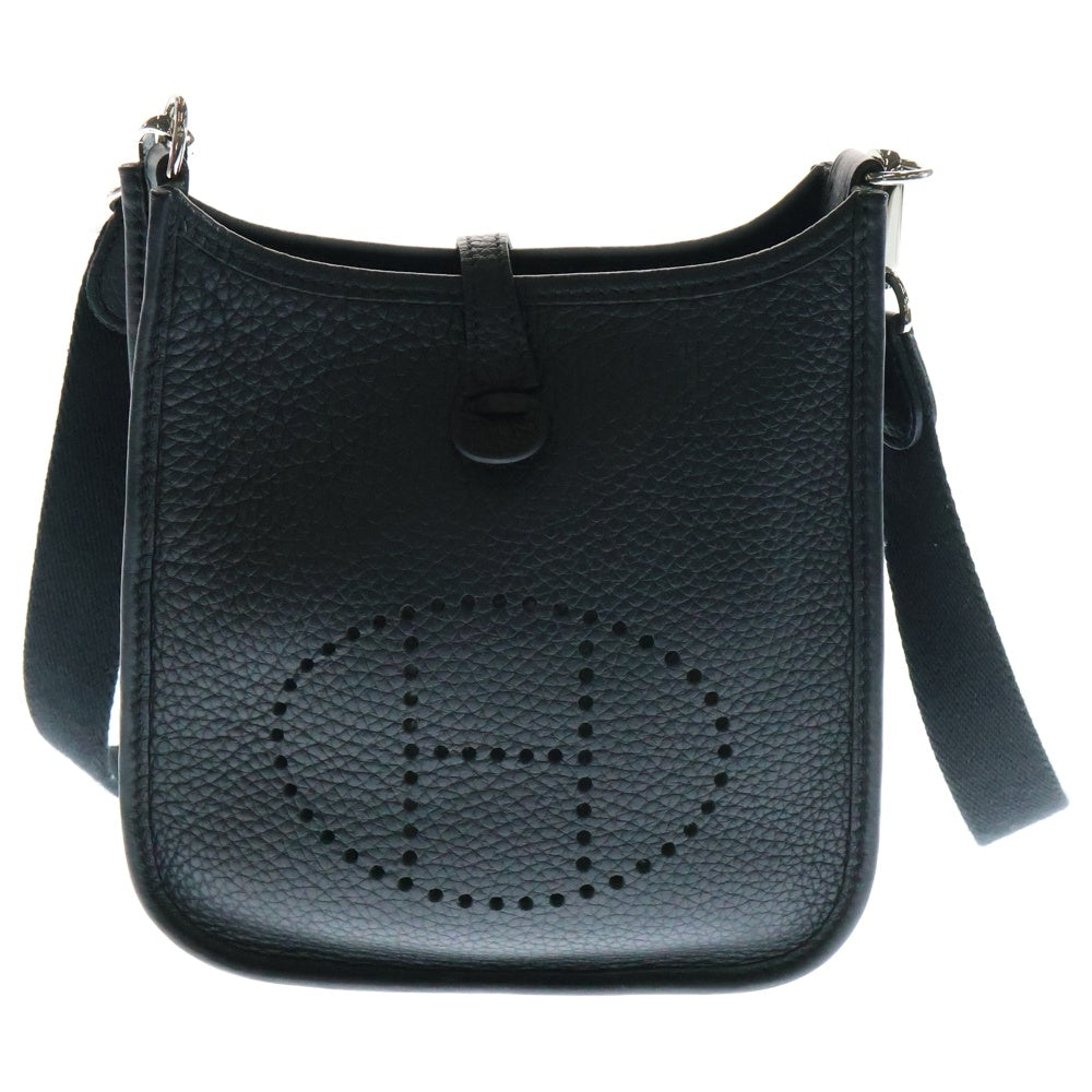 HERMES(エルメス) エヴリンTPM トリヨン ブラック シルバー金具 ショルダーバッグ