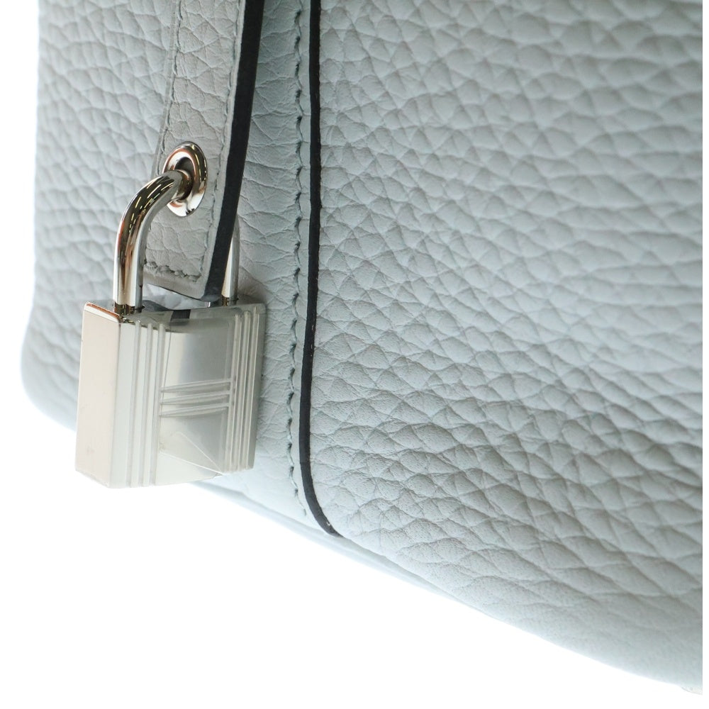 HERMES(エルメス) ピコタンロックPM ブルーペール トリヨンクレマンス シルバー金具 B刻印 ハンドバッグ