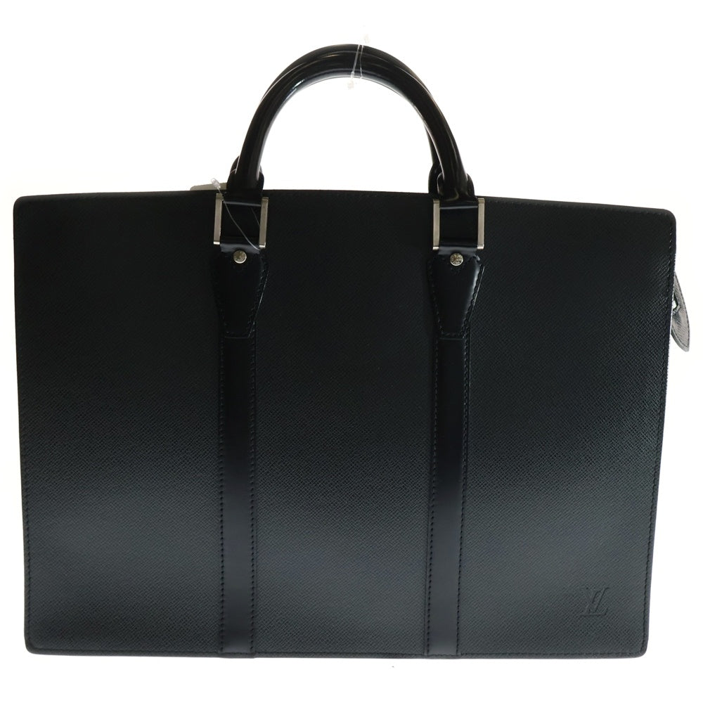 LOUIS VUITTON(ルイヴィトン) ポルトドキュマンロザン アルドワーズ タイガ レザー 2WAY ビジネス ハンド ショルダーバッグ ブリーフケース ブラック M30052