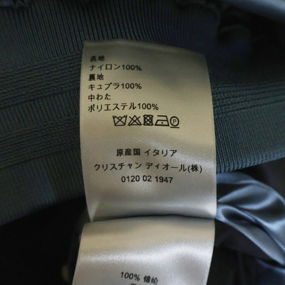 DIOR(ディオール) 20AW×Shawn Stussy ショーンステューシー バックロゴ刺繍ボンバージャケット MA-1 943C439D4878 ブルー