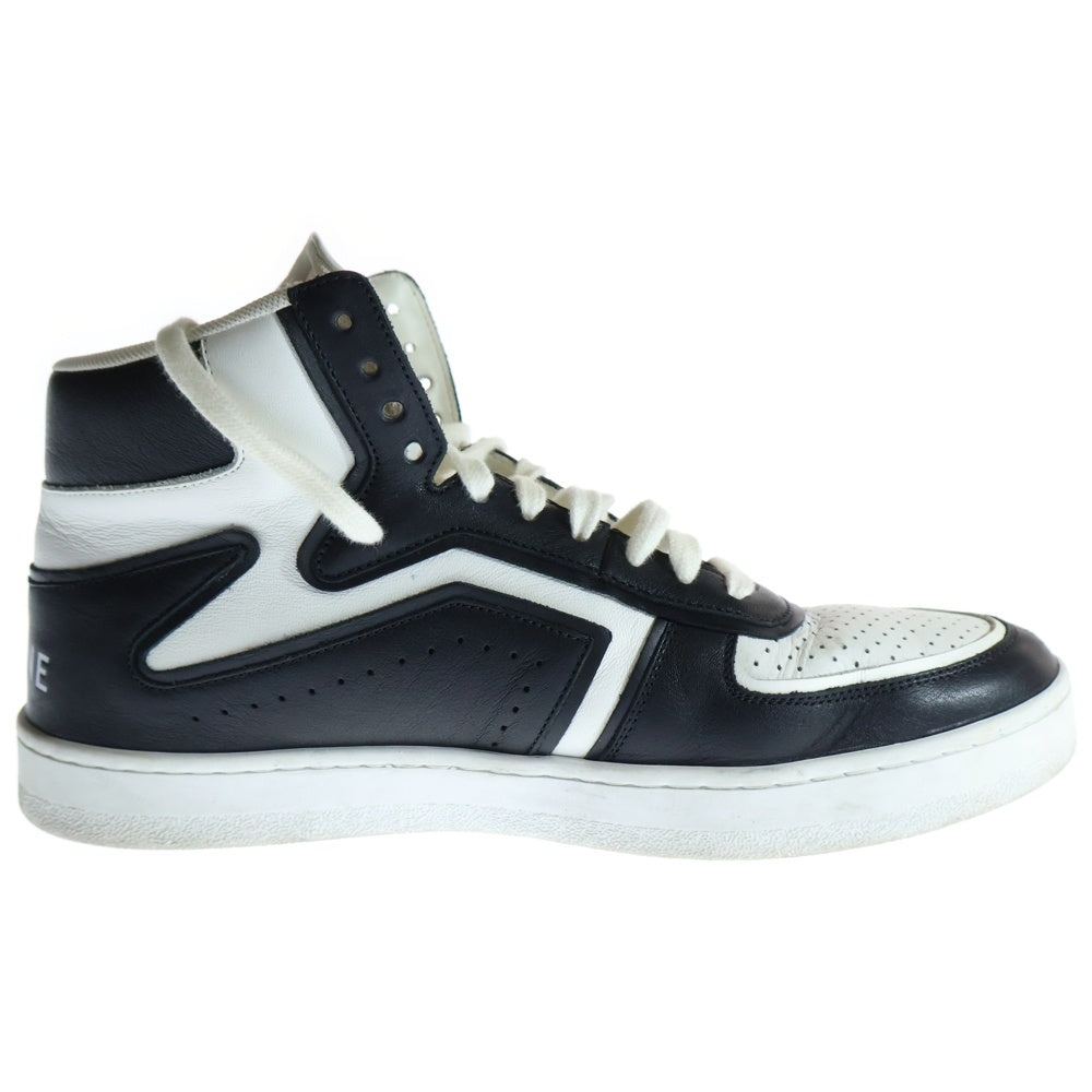 CELINE(セリーヌ) Z TRAINER CT-01 HIGH SNEAKERS レースアップ ハイカットスニーカー ブラック×ホワイト 41/26cm