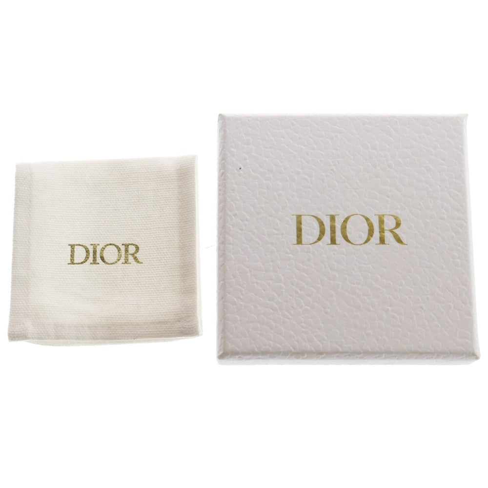 Christian Dior(クリスチャンディオール) CDロゴ クレール ディーリュヌ ネックレス ペンダント ラインストーン フェイクパール GP チェーン ゴールド