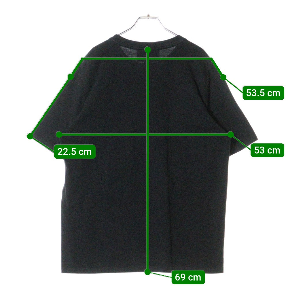 GUCCI(グッチ) ブレード ロゴプリント クルーネック 半袖Tシャツ カットソー ブラック 565806
