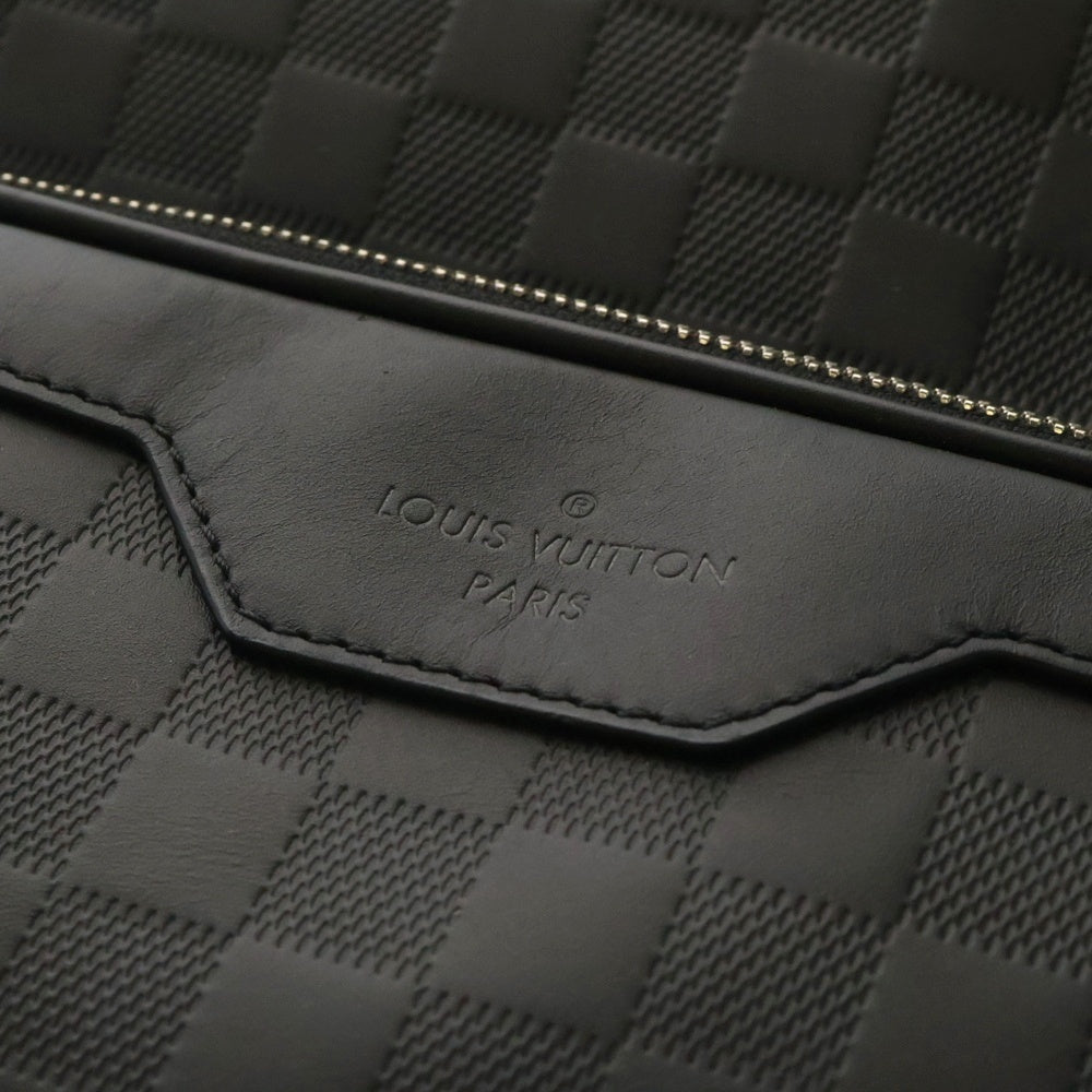 LOUIS VUITTON(ルイヴィトン) ダミエ アンフィニ リュック バックパック ブラック PVCレザー RFID N40306