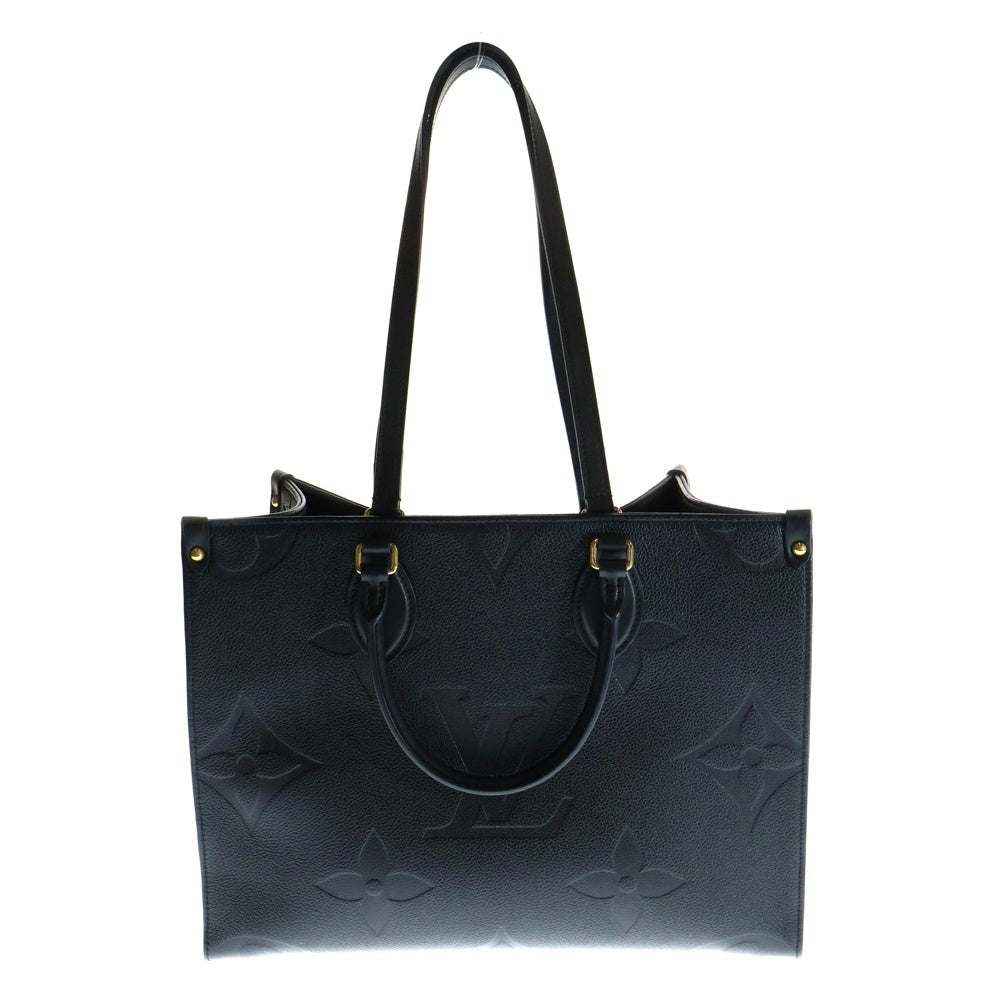 LOUIS VUITTON(ルイヴィトン) モノグラム アンプラント オンザゴーMM ハンドバッグ トートバッグ ブラック レザー RFID M45595