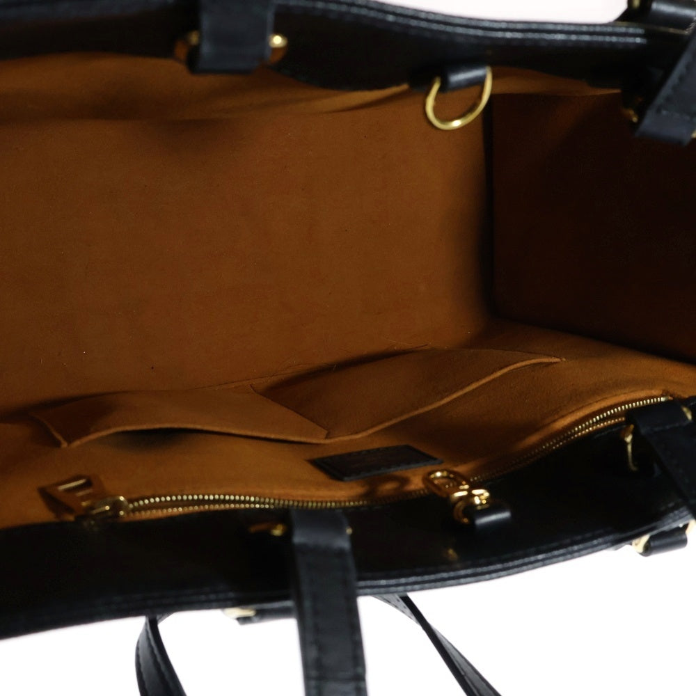 LOUIS VUITTON(ルイヴィトン) モノグラム アンプラント オンザゴーMM ハンドバッグ トートバッグ ブラック レザー RFID M45595