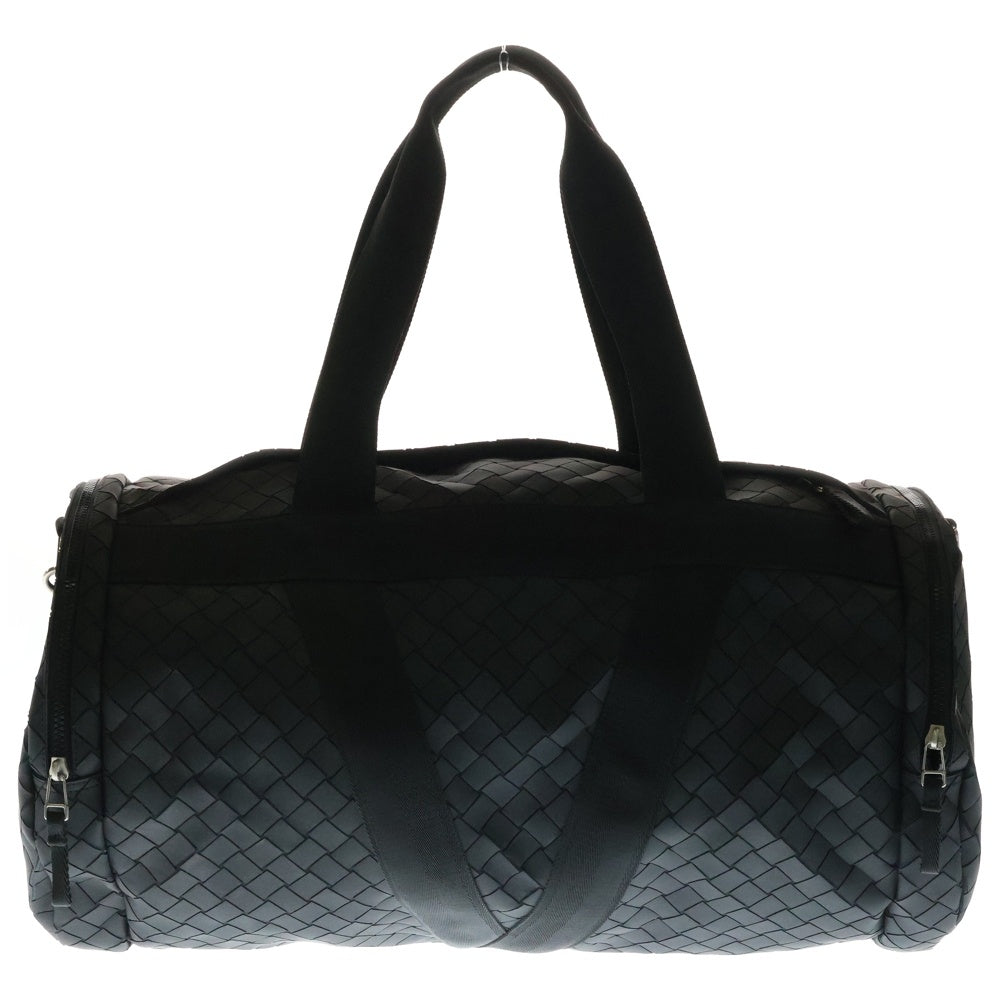BOTTEGA VENETA(ボッテガヴェネタ) ニューラバーナストロ イントレチャート 2WAY ハンド ショルダー ボストンバッグ ブラック 651729 V0GK1
