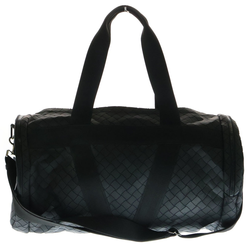 BOTTEGA VENETA(ボッテガヴェネタ) ニューラバーナストロ イントレチャート 2WAY ハンド ショルダー ボストンバッグ ブラック 651729 V0GK1