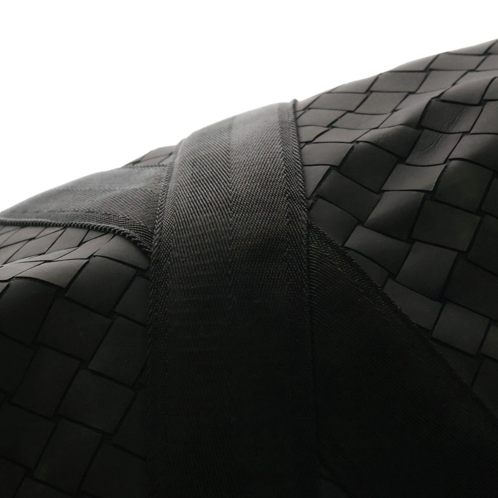 BOTTEGA VENETA(ボッテガヴェネタ) ニューラバーナストロ イントレチャート 2WAY ハンド ショルダー ボストンバッグ ブラック 651729 V0GK1