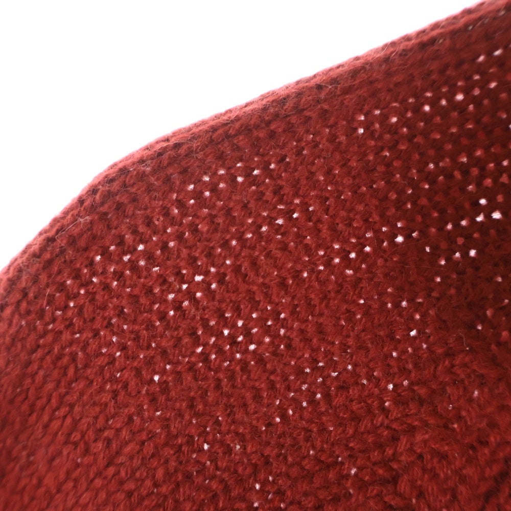 PRADA(プラダ) V-neck Cashmere L/S Knit Vネックカシミヤ長袖セーター ワインレッド レディース