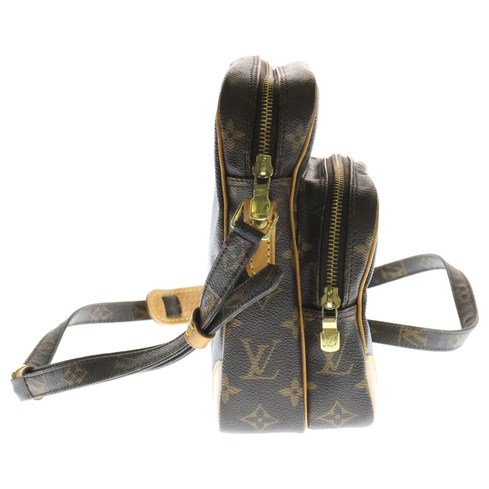 LOUIS VUITTON(ルイヴィトン) モノグラム アマゾン ショルダーバッグ ミニバッグ ブラウン ゴールド金具 レザー×PVC M45236