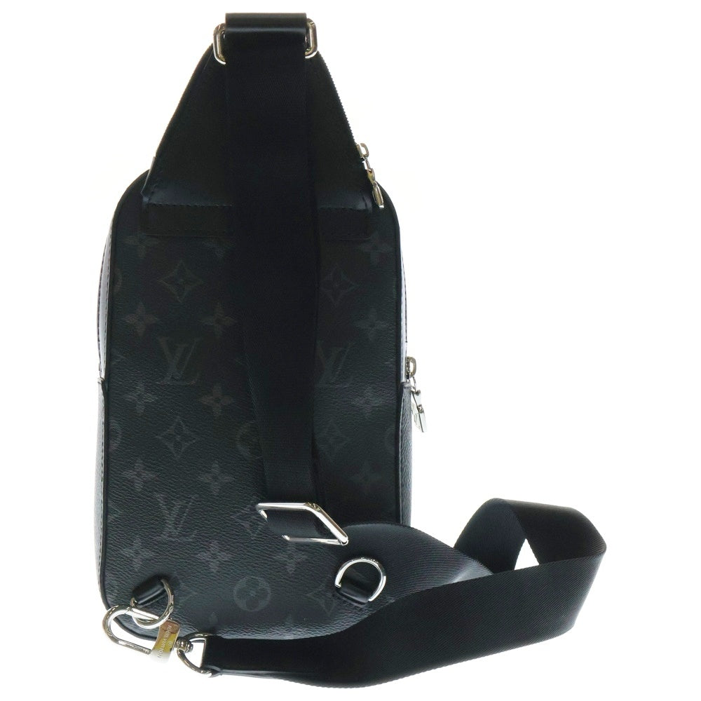 LOUIS VUITTON(ルイヴィトン) モノグラム・エクリプス アヴェニュー・スリングバッグPM ブラック PVCレザー RFID M47137