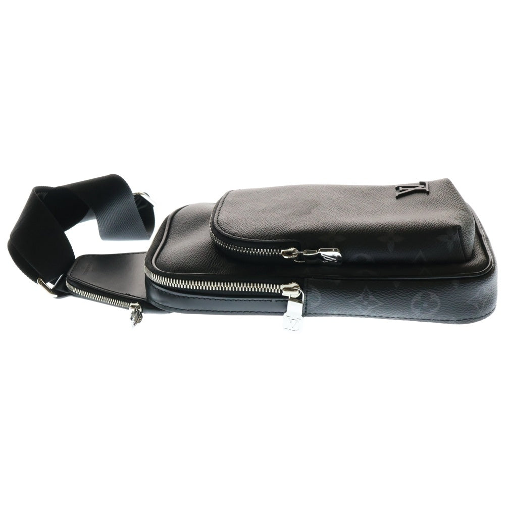 LOUIS VUITTON(ルイヴィトン) モノグラム・エクリプス アヴェニュー・スリングバッグPM ブラック PVCレザー RFID M47137