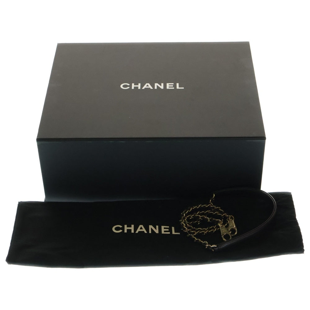 CHANEL(シャネル) ココハンドルXS 2WAYバッグ ハンドバッグ ショルダーバッグ キャビアスキン パープルブラウン ゴールド金具 プレート