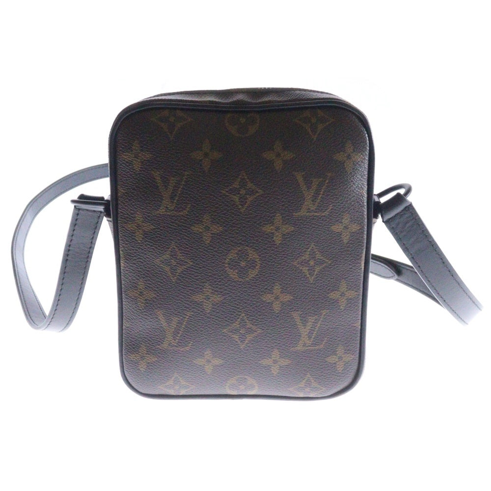 LOUIS VUITTON(ルイヴィトン) モノグラム マカサー クリストファー・ウエアラブル ウォレット ショルダーバッグ ブラウン×ブラック PVC M69404 ICタイプ