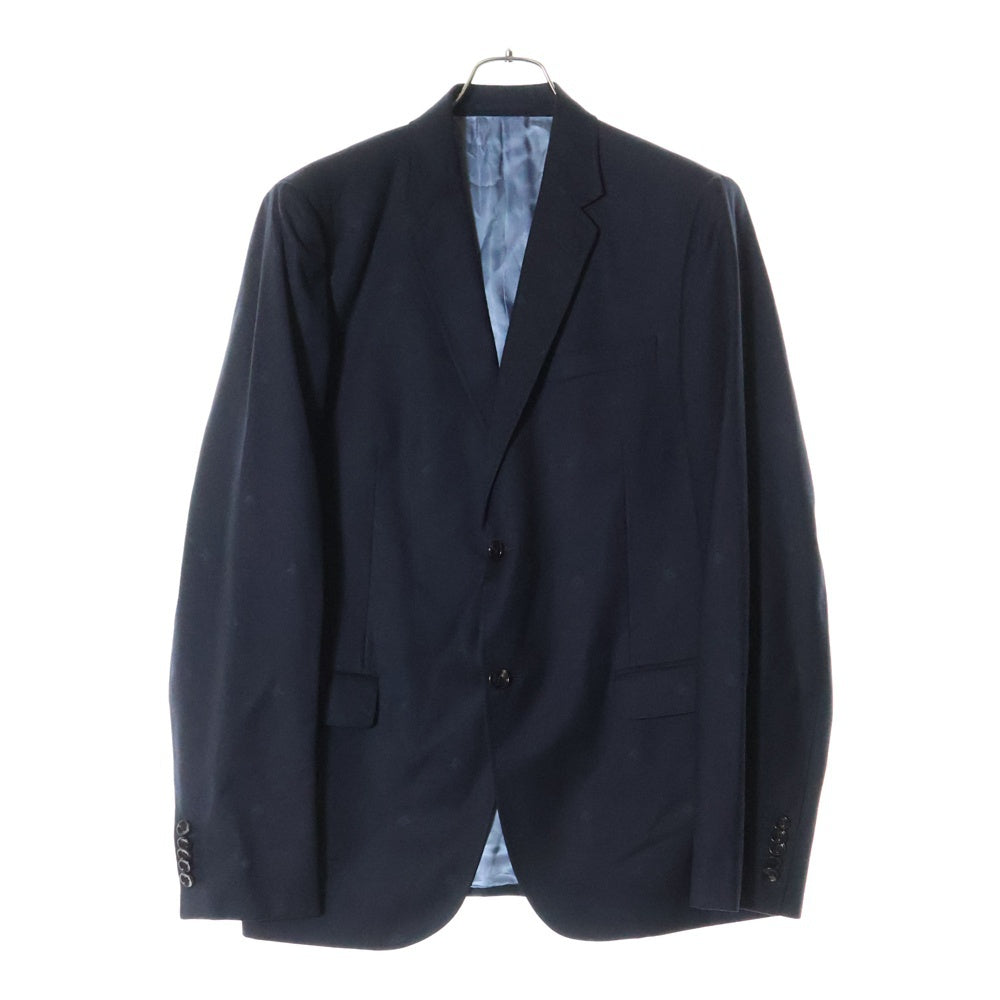GUCCI(グッチ) セットアップスーツ Bee ビー 蜂 2B テーラードジャケット ノータック スラックスパンツ ネイビー 473218