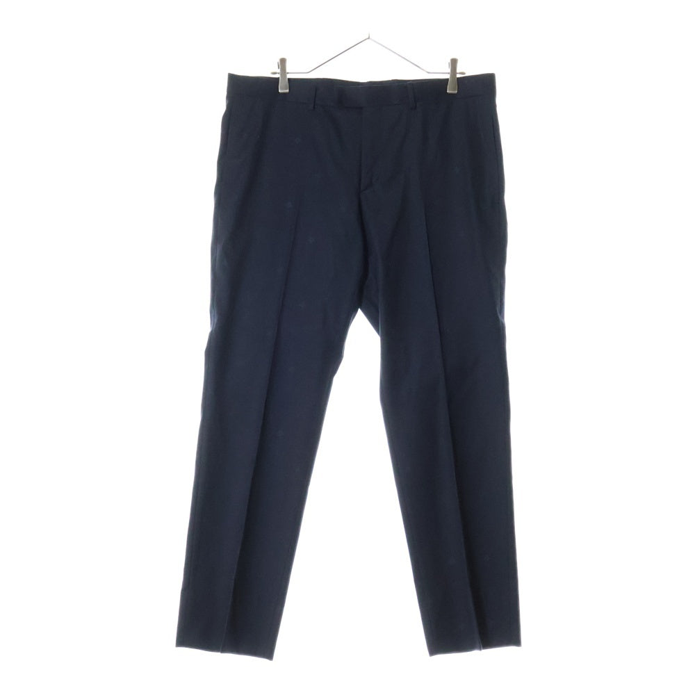 GUCCI(グッチ) セットアップスーツ Bee ビー 蜂 2B テーラードジャケット ノータック スラックスパンツ ネイビー 473218
