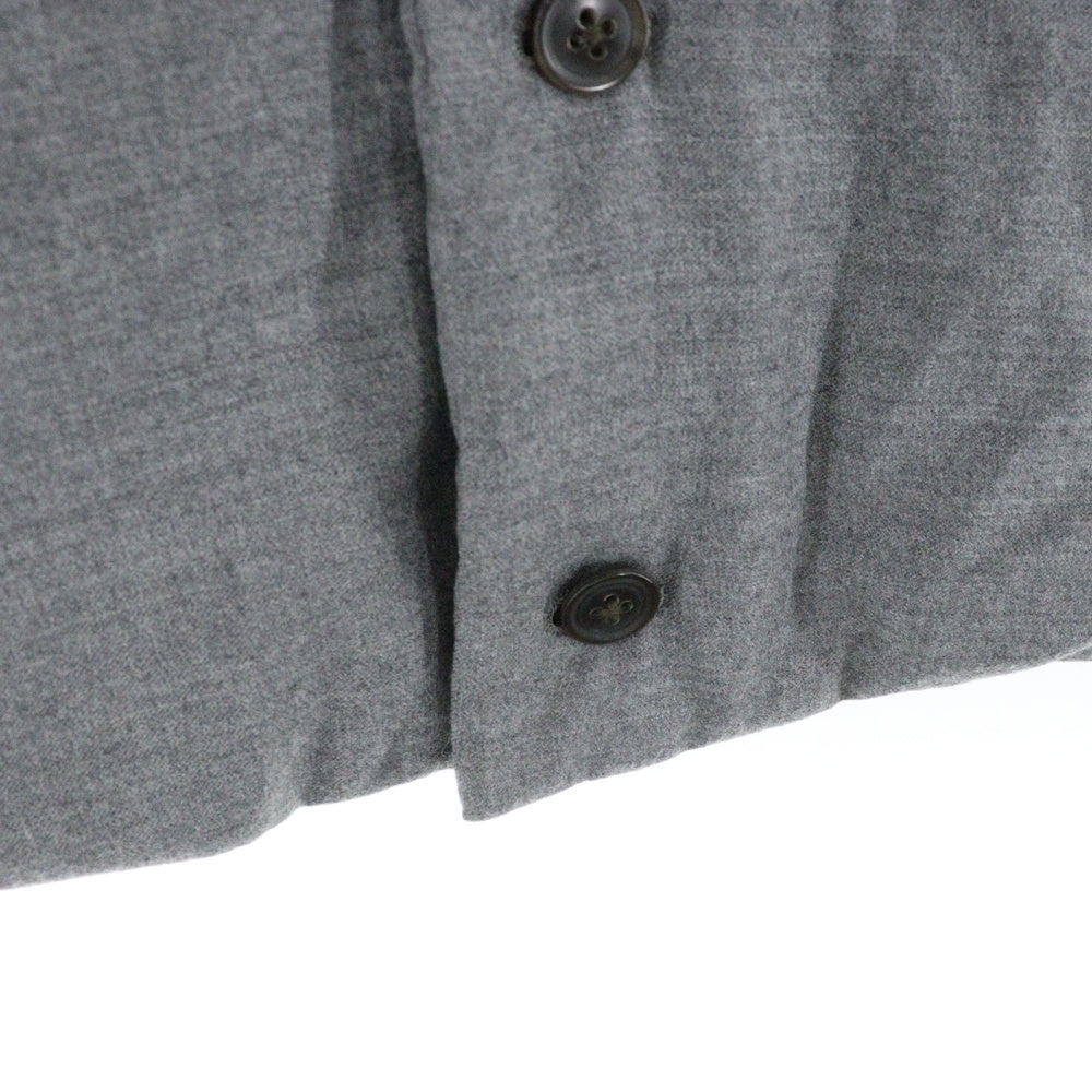 Paul Smith(ポールスミス) ウール リフレクター切り替え ダウンベスト グレー