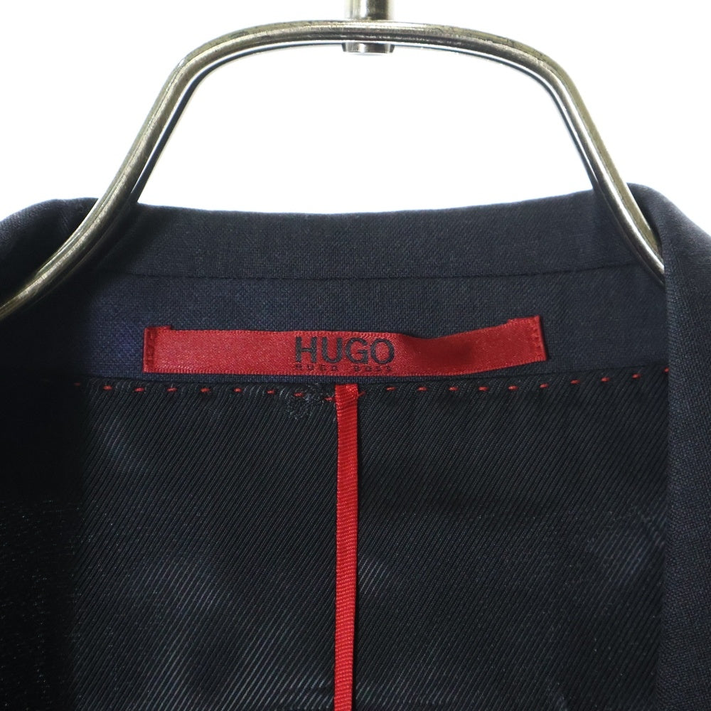 HUGO BOSS(ヒューゴボス) グラデーション グラフィックプリント ウール 2B テーラードジャケット グレー/マルチカラー 10224576