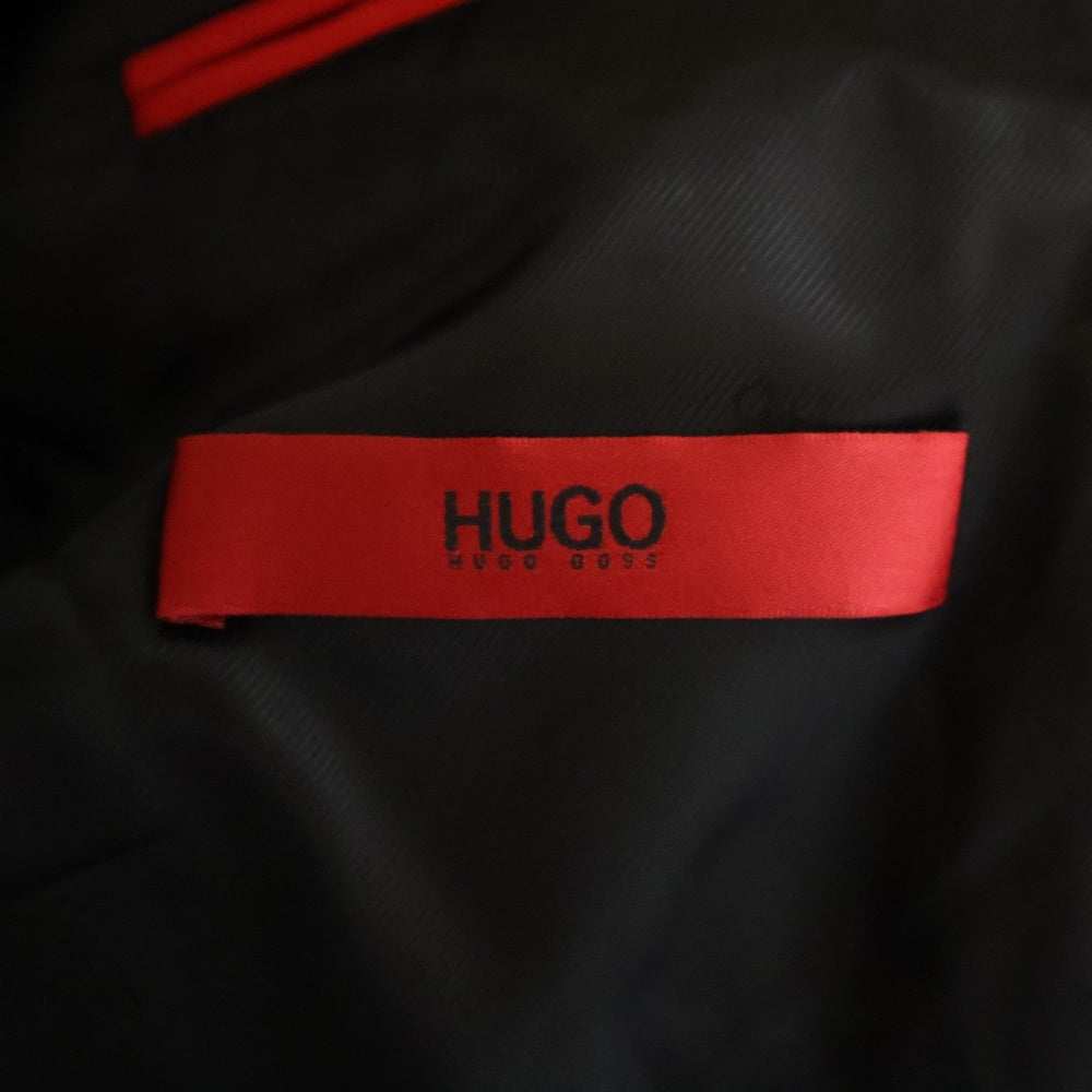 HUGO BOSS(ヒューゴボス) グラデーション グラフィックプリント ウール 2B テーラードジャケット グレー/マルチカラー 10224576