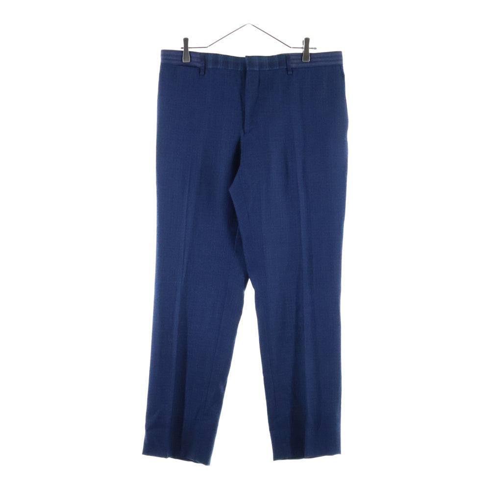 ETRO(エトロ) 20AW 3ピース セットアップスーツ ペイズリー総柄 ウール 2B テーラードジャケット ノーカラーベスト ノータックスラックスパンツ ネイビー 202-1A415-5514