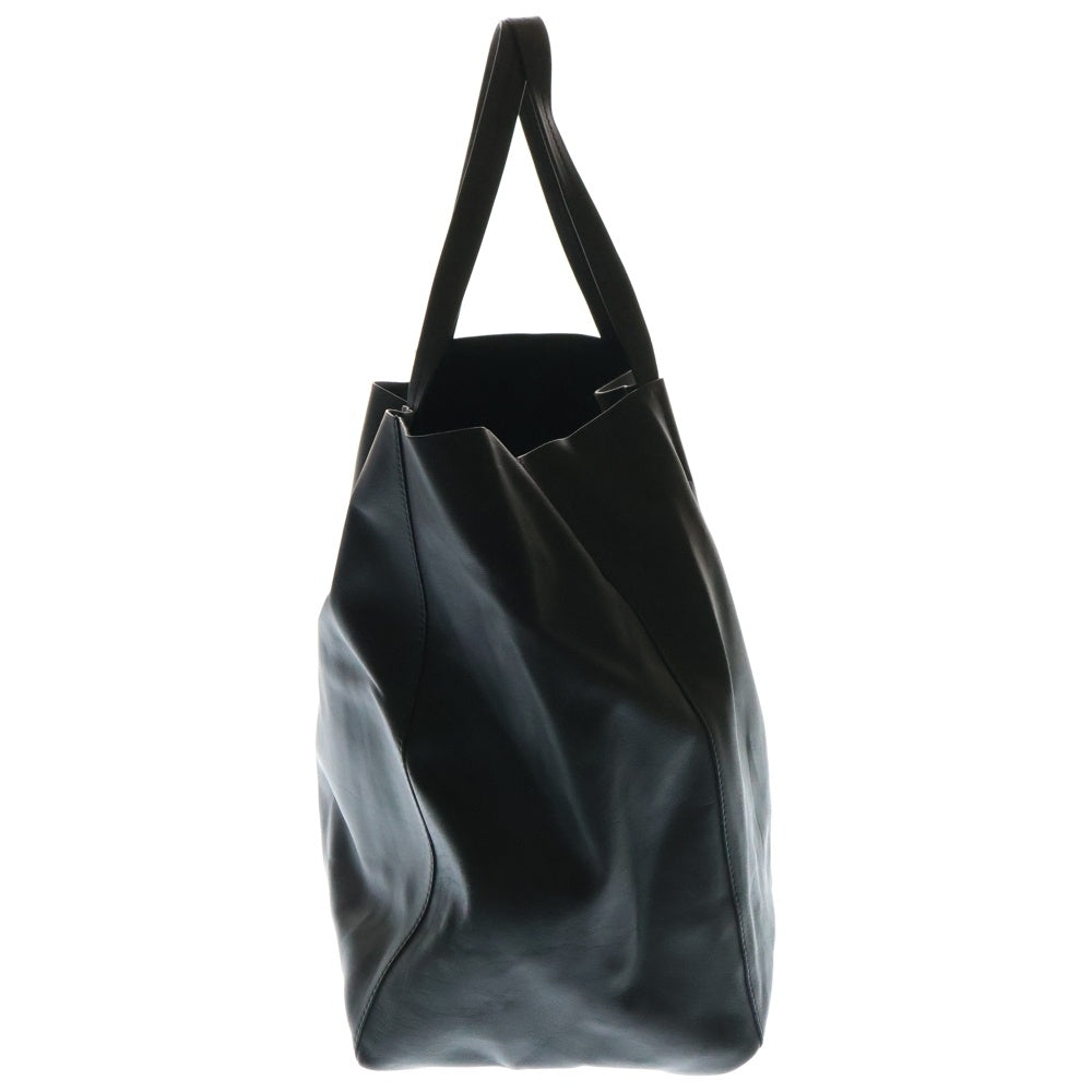 CELINE(セリーヌ) ホリゾンタルカバ トートバッグ ハンドバッグ ブラック ゴールド金具 レザー