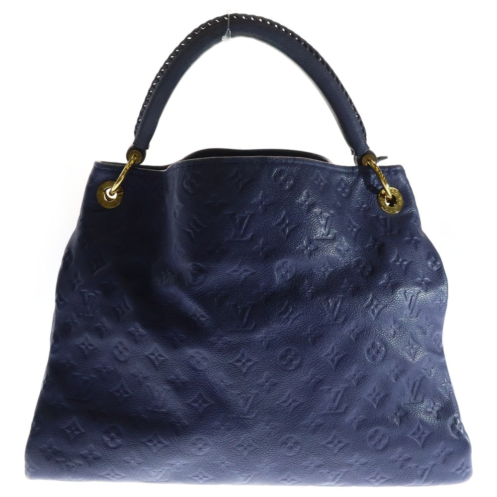 LOUIS VUITTON(ルイヴィトン) モノグラムアンプラント アーツィーMM トートバッグ ハンドバッグ ブルー ゴールド金具 レザー M40790