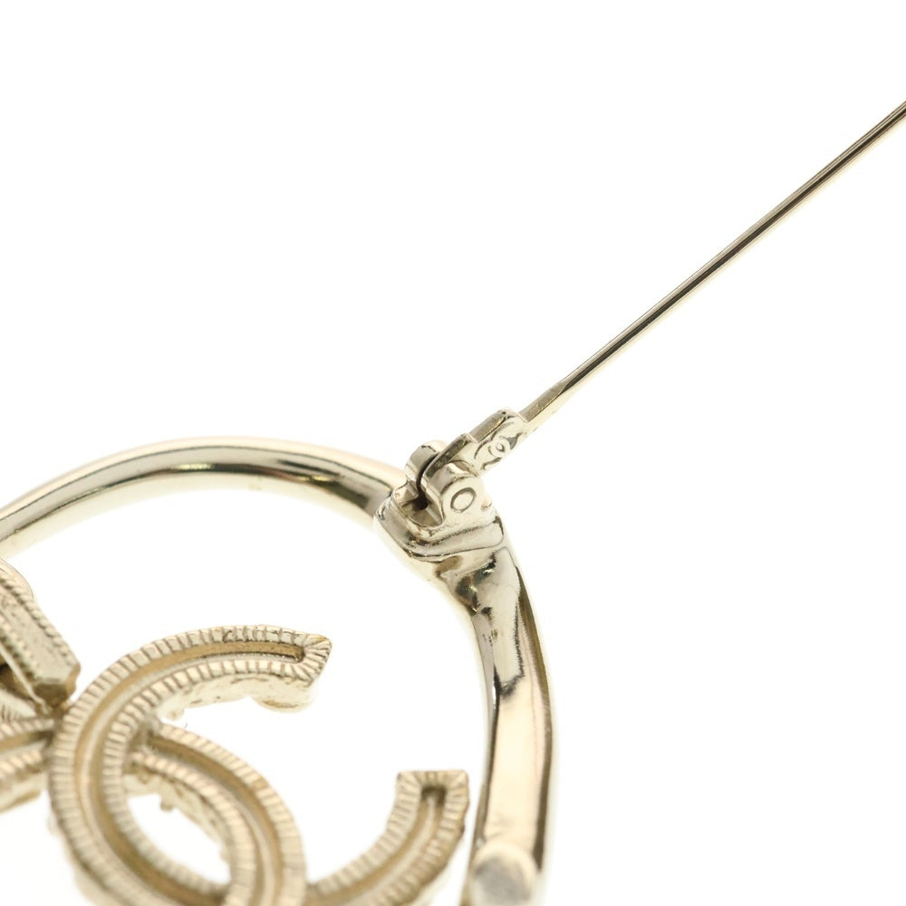 CHANEL(シャネル) ココマーク ハート ラインストーン ブローチ ゴールド GP A21P アクセサリー
