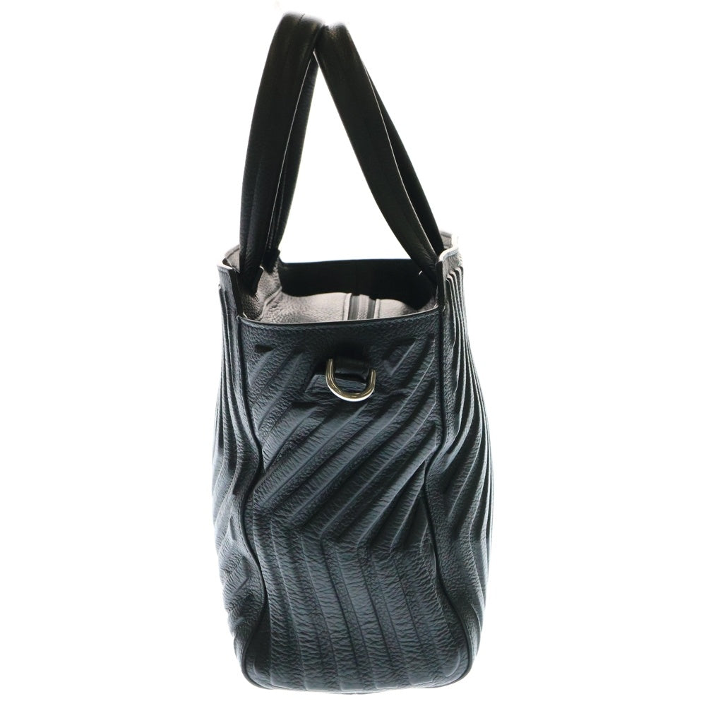 BALENCIAGA(バレンシアガ) カー ジップスモール 2WAY ショルダーバッグ トートバッグ ブラック レザー 715048