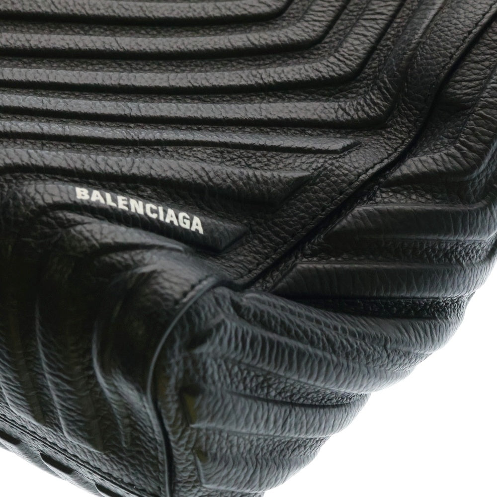 BALENCIAGA(バレンシアガ) カー ジップスモール 2WAY ショルダーバッグ トートバッグ ブラック レザー 715048