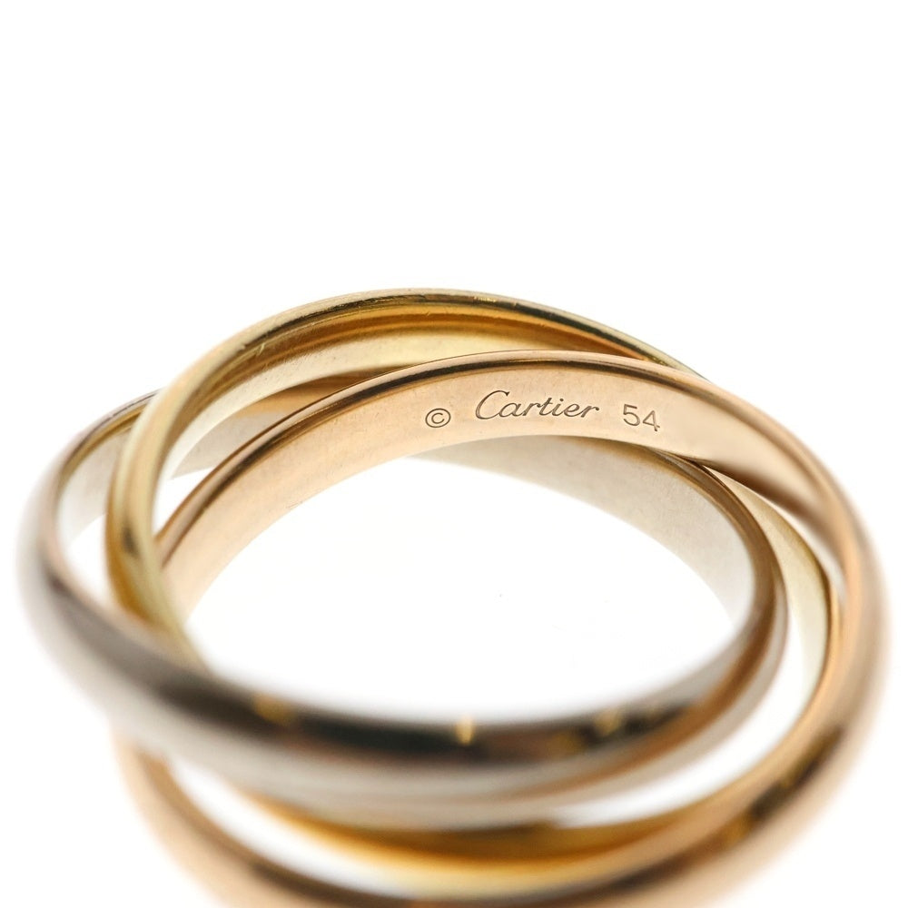 Cartier(カルティエ) トリニティ リング 750YG/PG/WG イエローゴールド ピンクゴールド ホワイトゴールド 54 指輪 ジュエリー アクセサリー