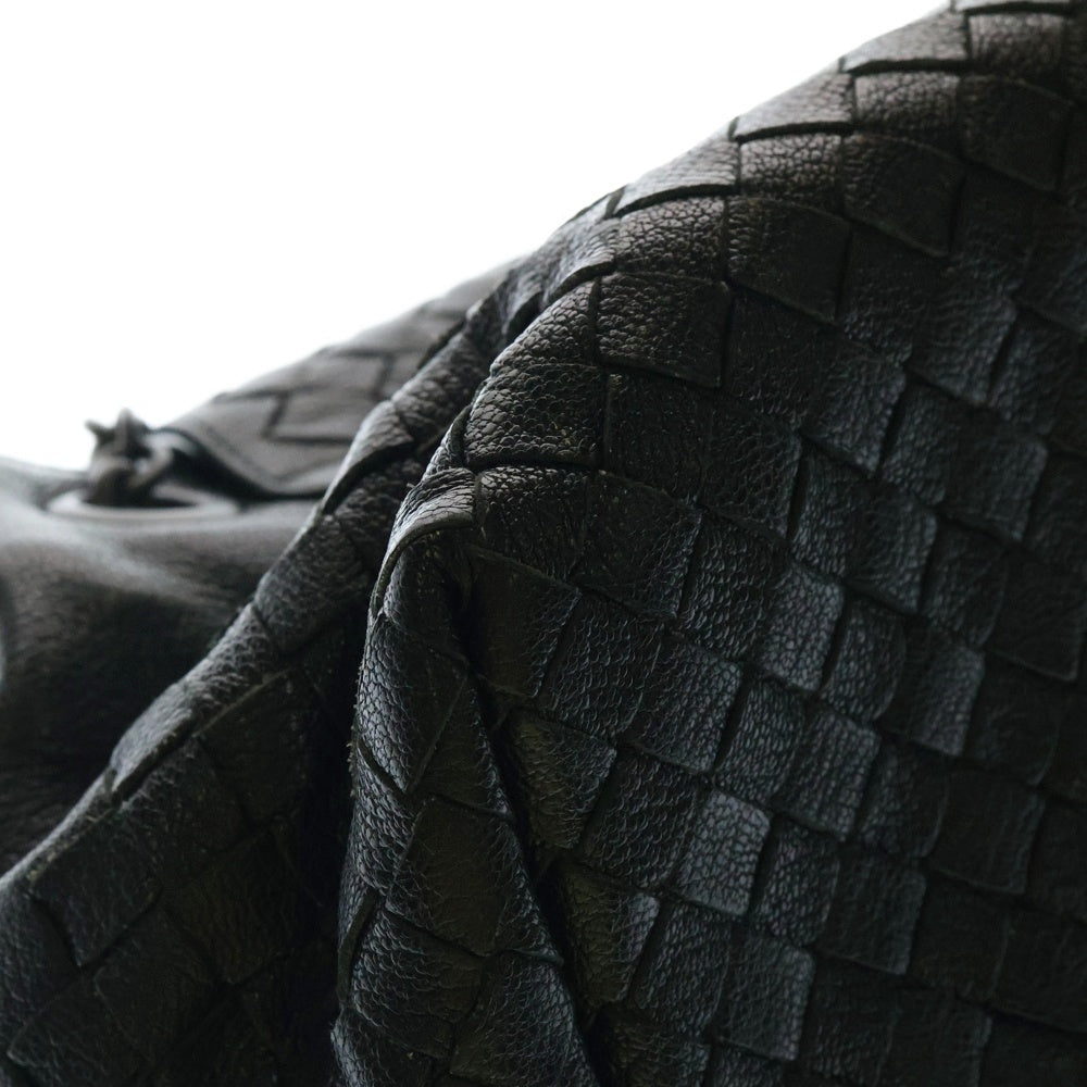 BOTTEGA VENETA(ボッテガヴェネタ) マドラス チェーンショルダー バッグ ブラック レザー シルバー金具 405696