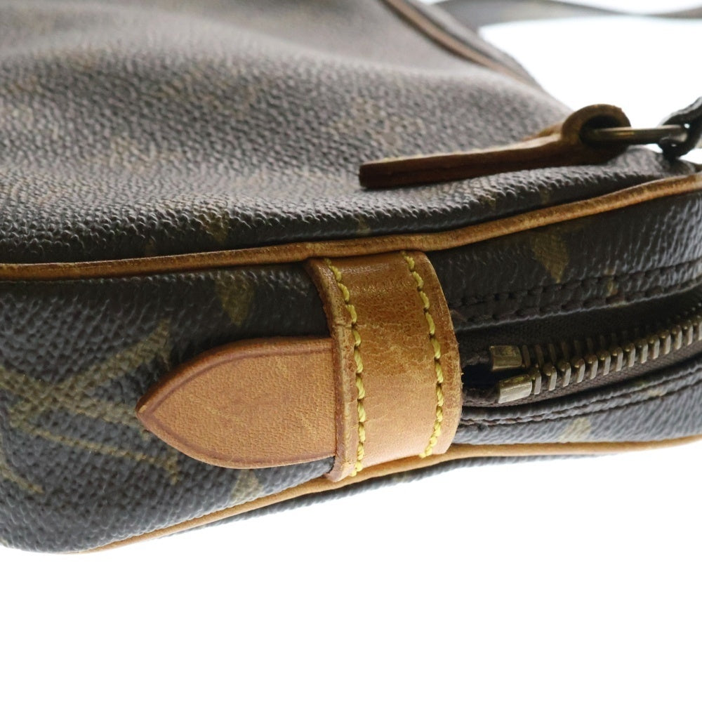 LOUIS VUITTON(ルイヴィトン) モノグラム ポシェット マルリーバンドリエール ショルダーバッグ ミニバッグ ブラウン ゴールド金具 M51828