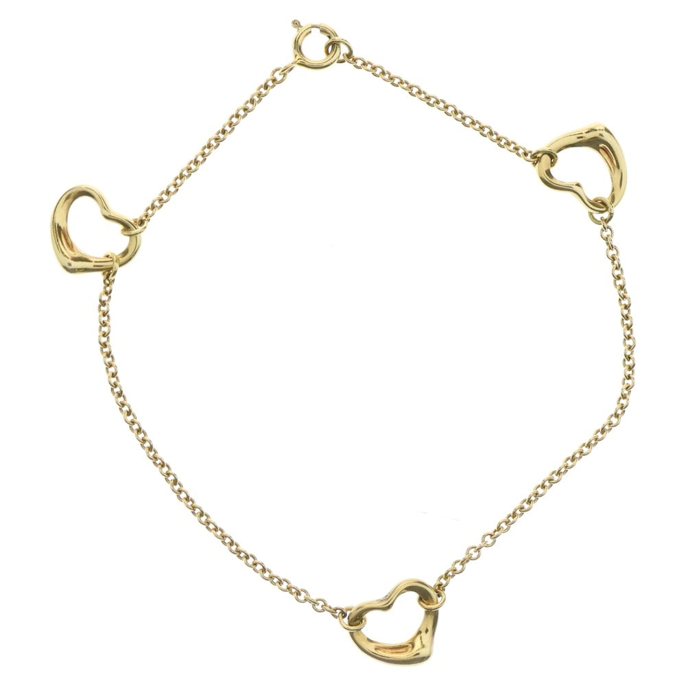 TIFFANY&Co(ティファニー) オープンハート 3Pブレスレット ゴールド