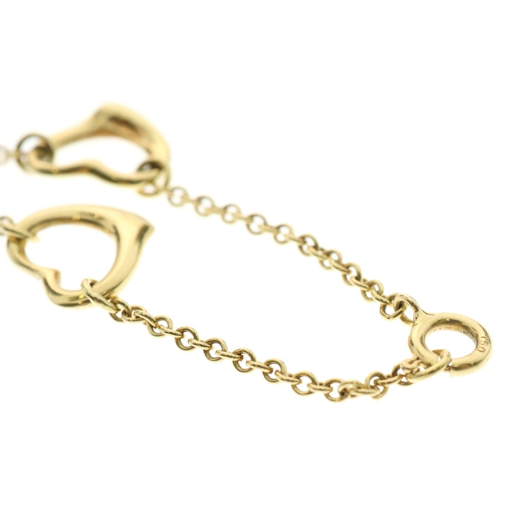 TIFFANY&Co(ティファニー) オープンハート 3Pブレスレット ゴールド