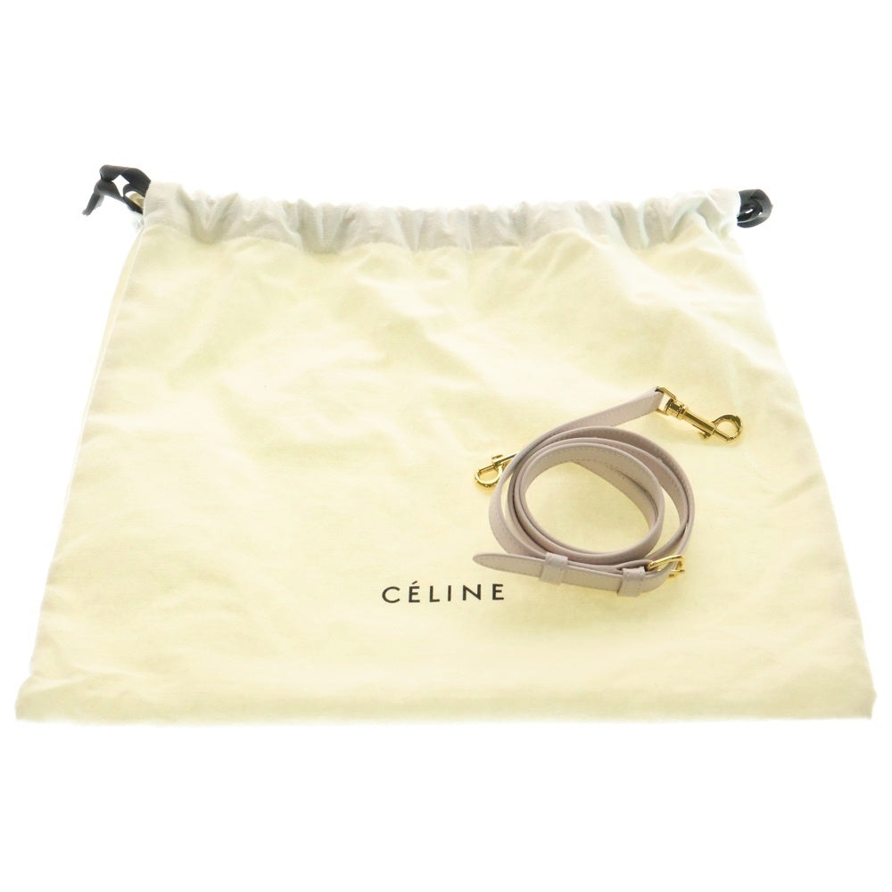 CELINE(セリーヌ) キュイルトリオンフ 2WAYバッグ ショルダーバッグ ハンドバッグ スモールボストンバッグ ピンク レザー ゴールド金具