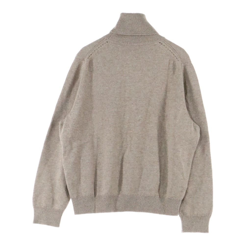 CELINE(セリーヌ) トリオンフ ハイネックセーター ベージュ カシミヤ #M