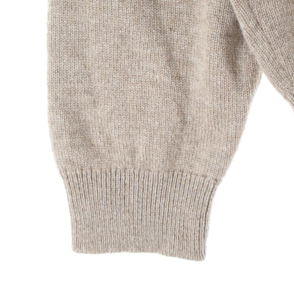 CELINE(セリーヌ) トリオンフ ハイネックセーター ベージュ カシミヤ #M