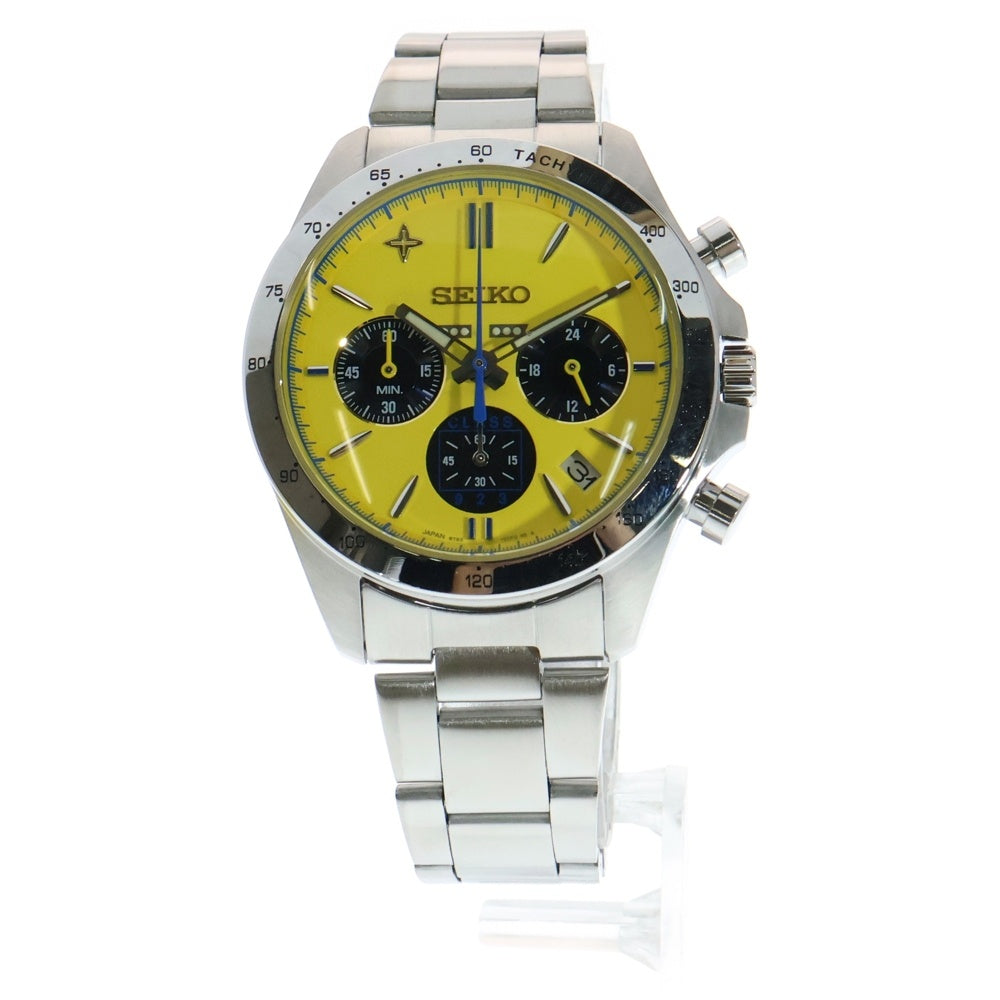 SEIKO(セイコー) 8T63-01E0 ドクターイエロー 運行20周年記念モデル イエロー文字盤 SS/QZ ステンレス クォーツ 腕時計