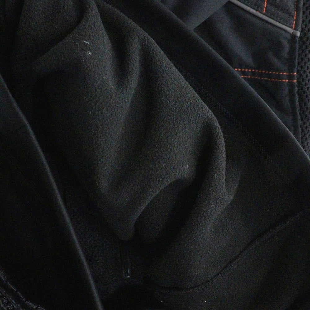 HARLEY DAVIDSON(ハーレーダビッドソン) バックロゴ刺繍 デタッチャブル ナイロン フーデッド ジップアップ ジャケット ブルゾン ブラック 98176-17VM